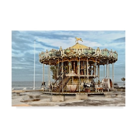 Colby Chester 'Arcachon Carousel' Canvas Art,16x24